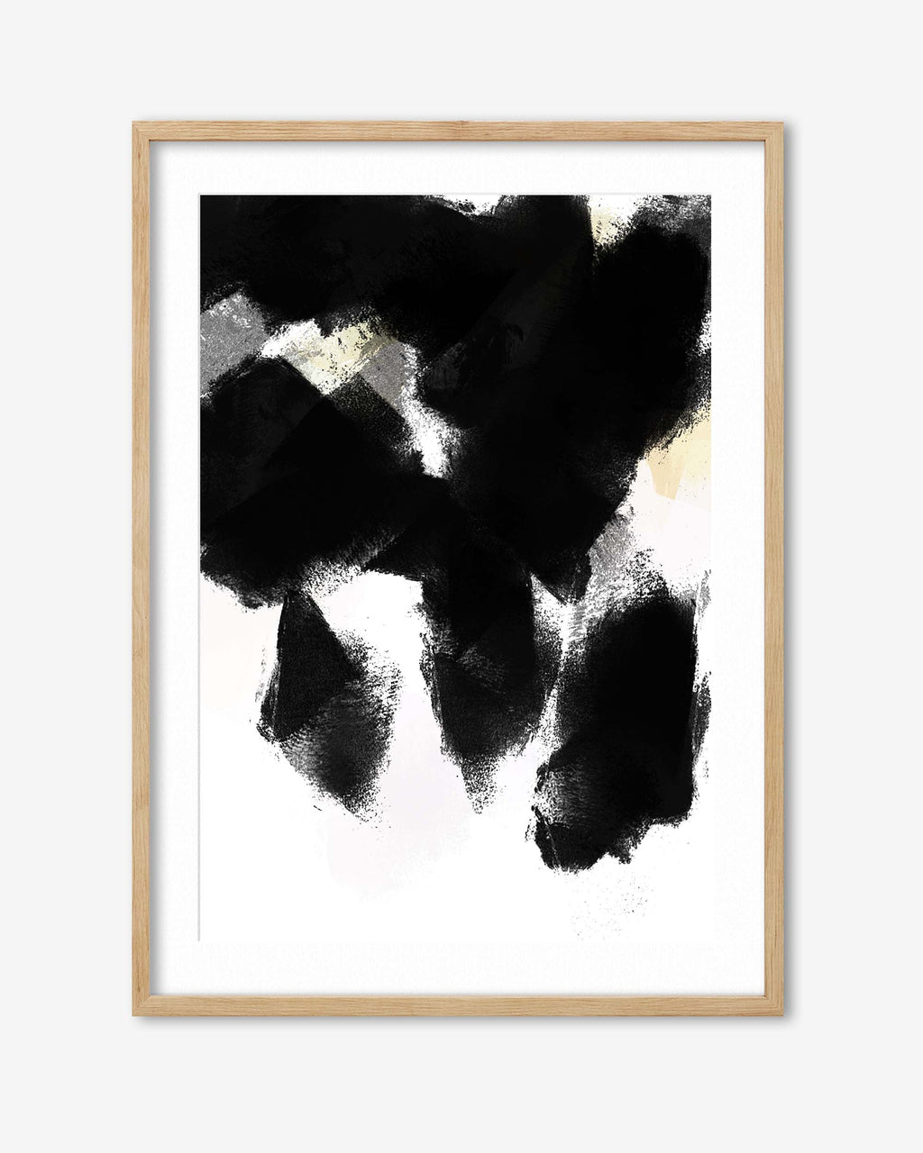 Monochrome Shades Art Print