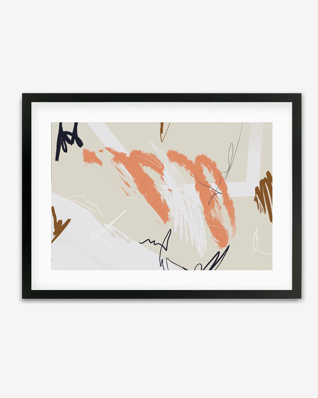 Organic Marks Art Print