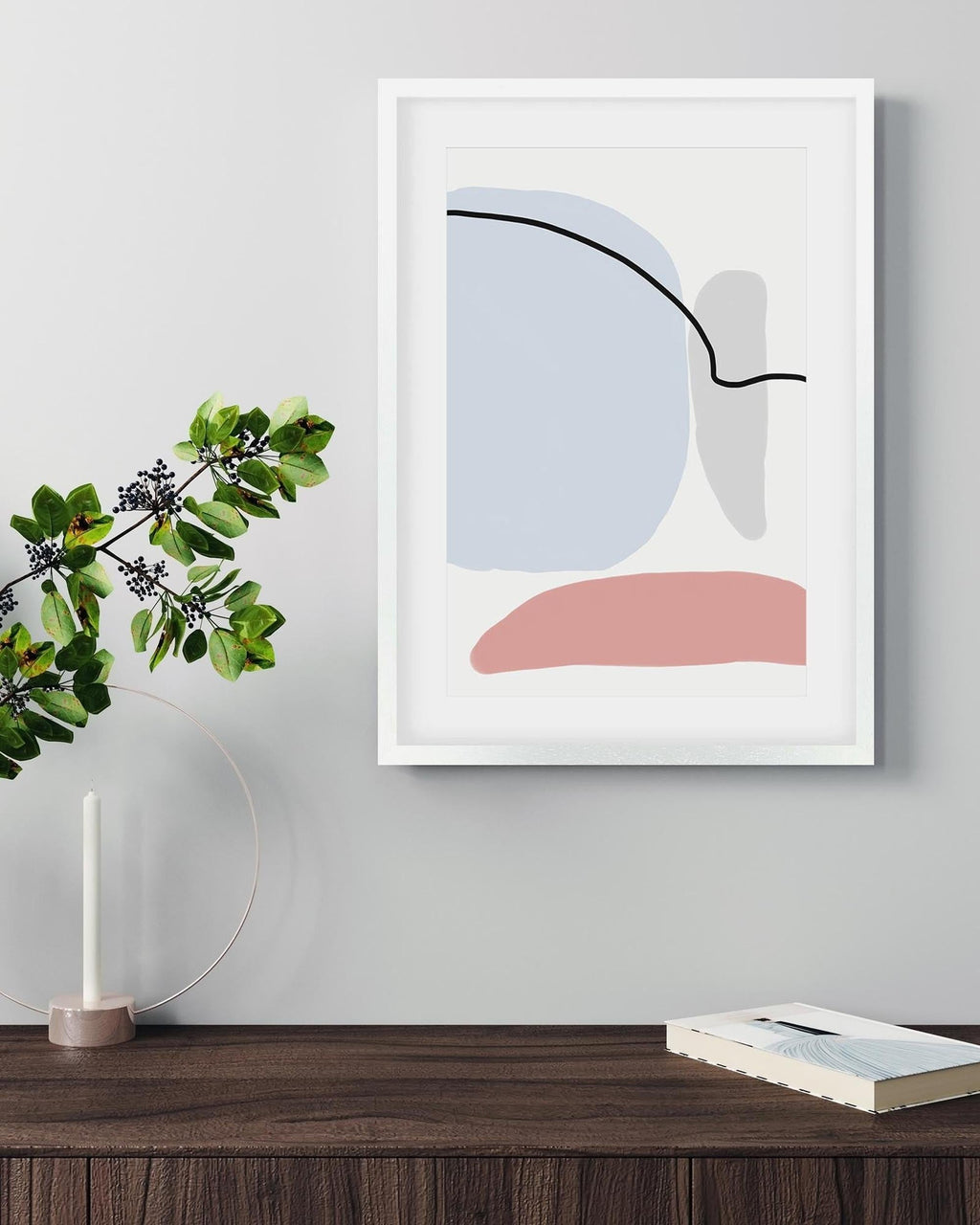 Soft Pastel Illustration Art Print