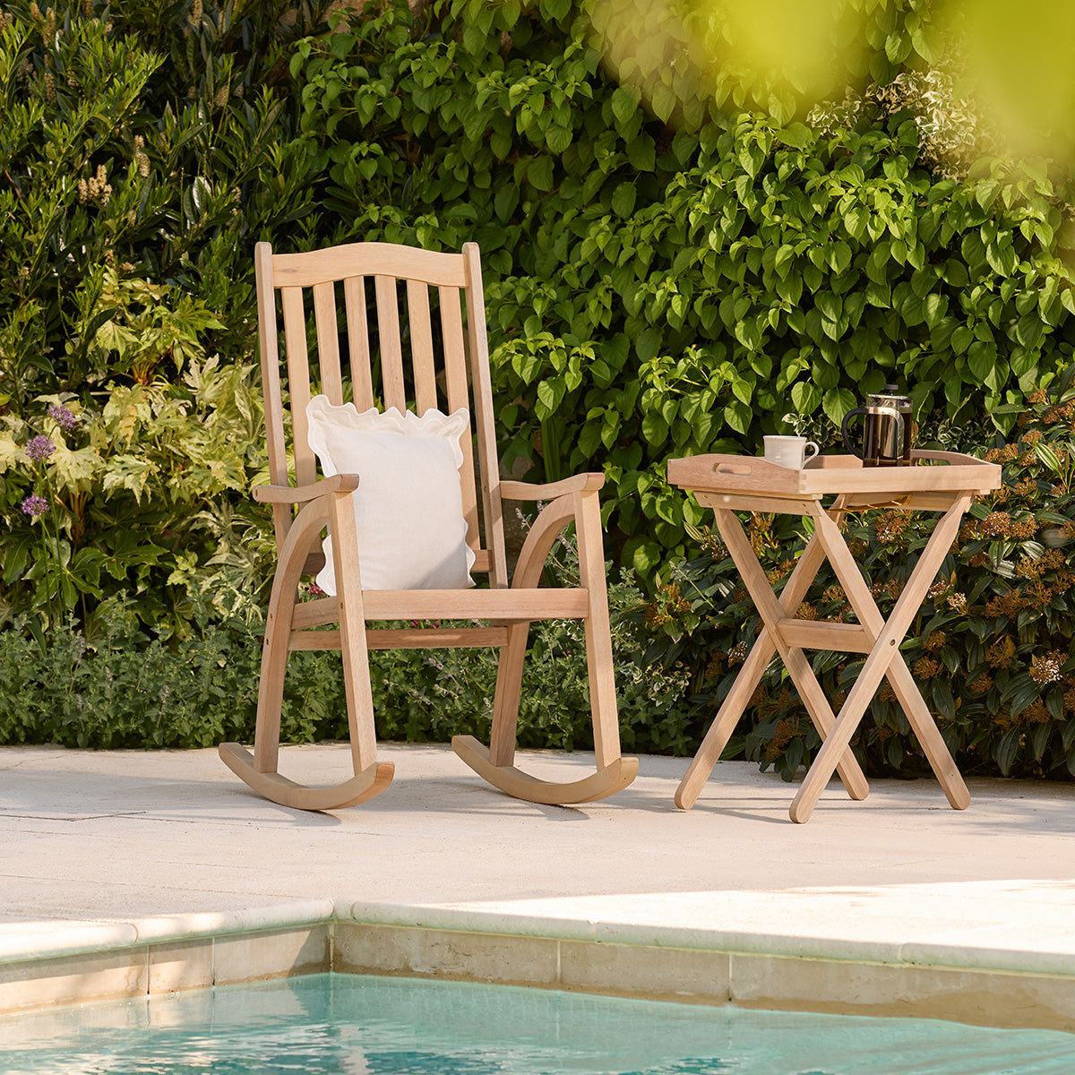Repton Classic Wooden | Garden Rocking Chair
