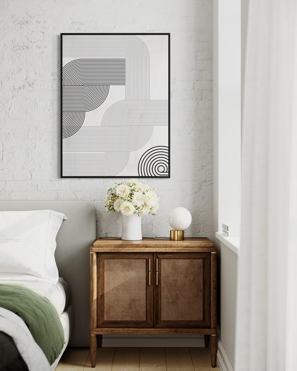 Retro Pattern Art Print