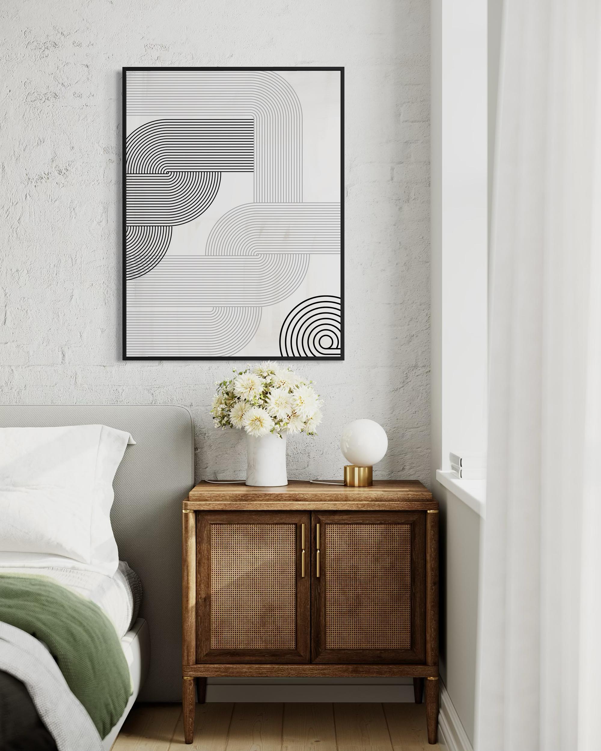 Retro Pattern Art Print
