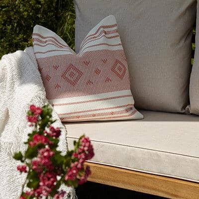 Rowan 2 Wooden Garden Armchairs & Coffee Table - Sand