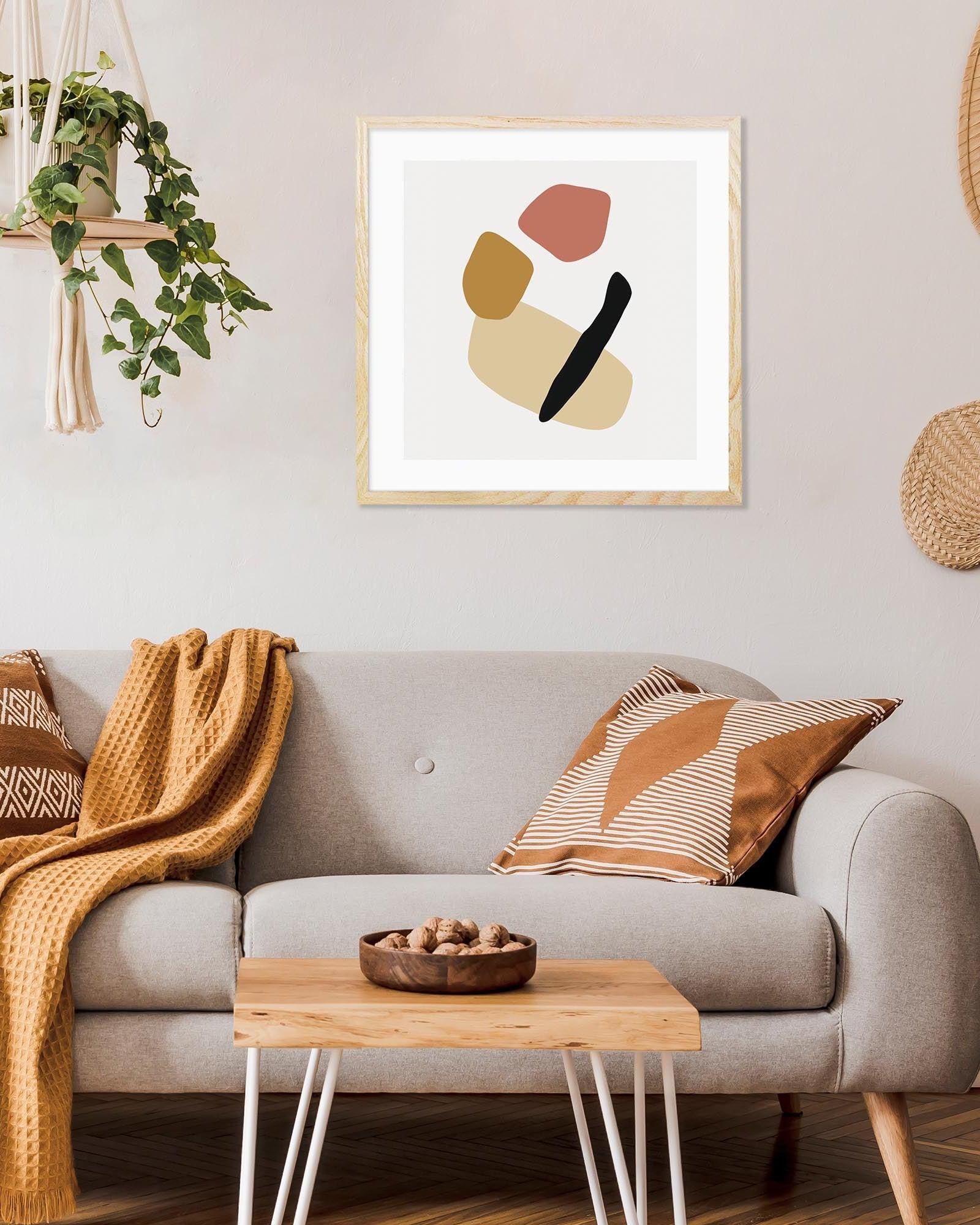 Tribal Shapes Art Print