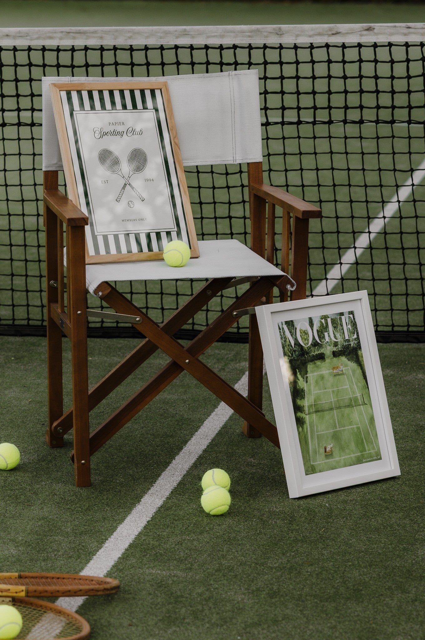 Sporting Club Tennis Print