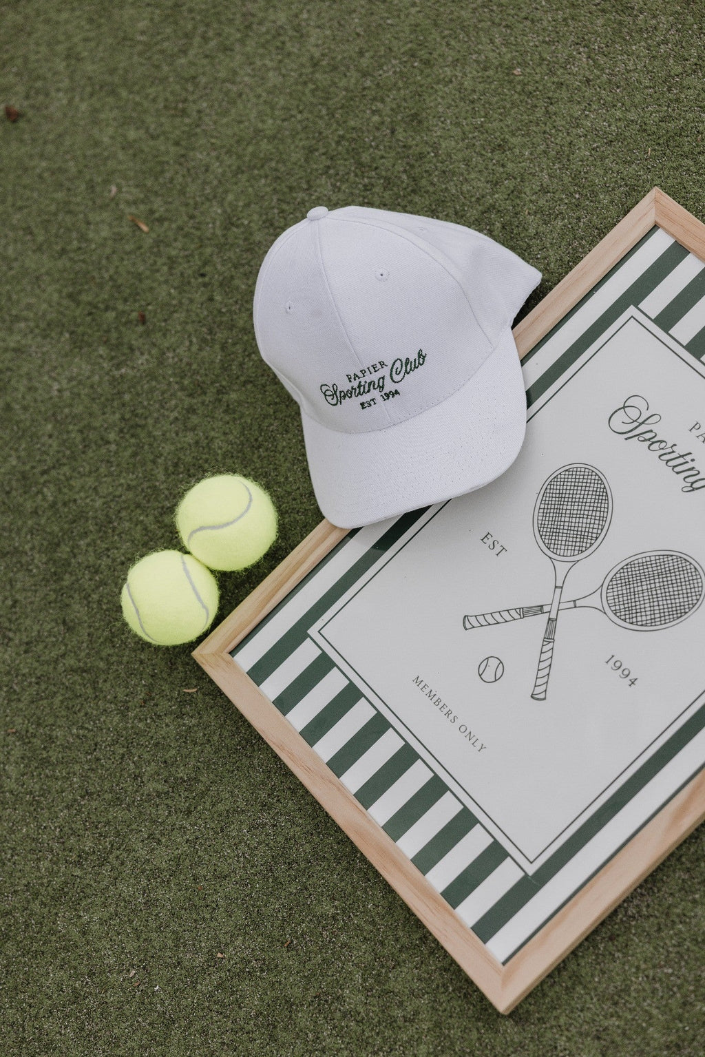 Sporting Club Tennis Print
