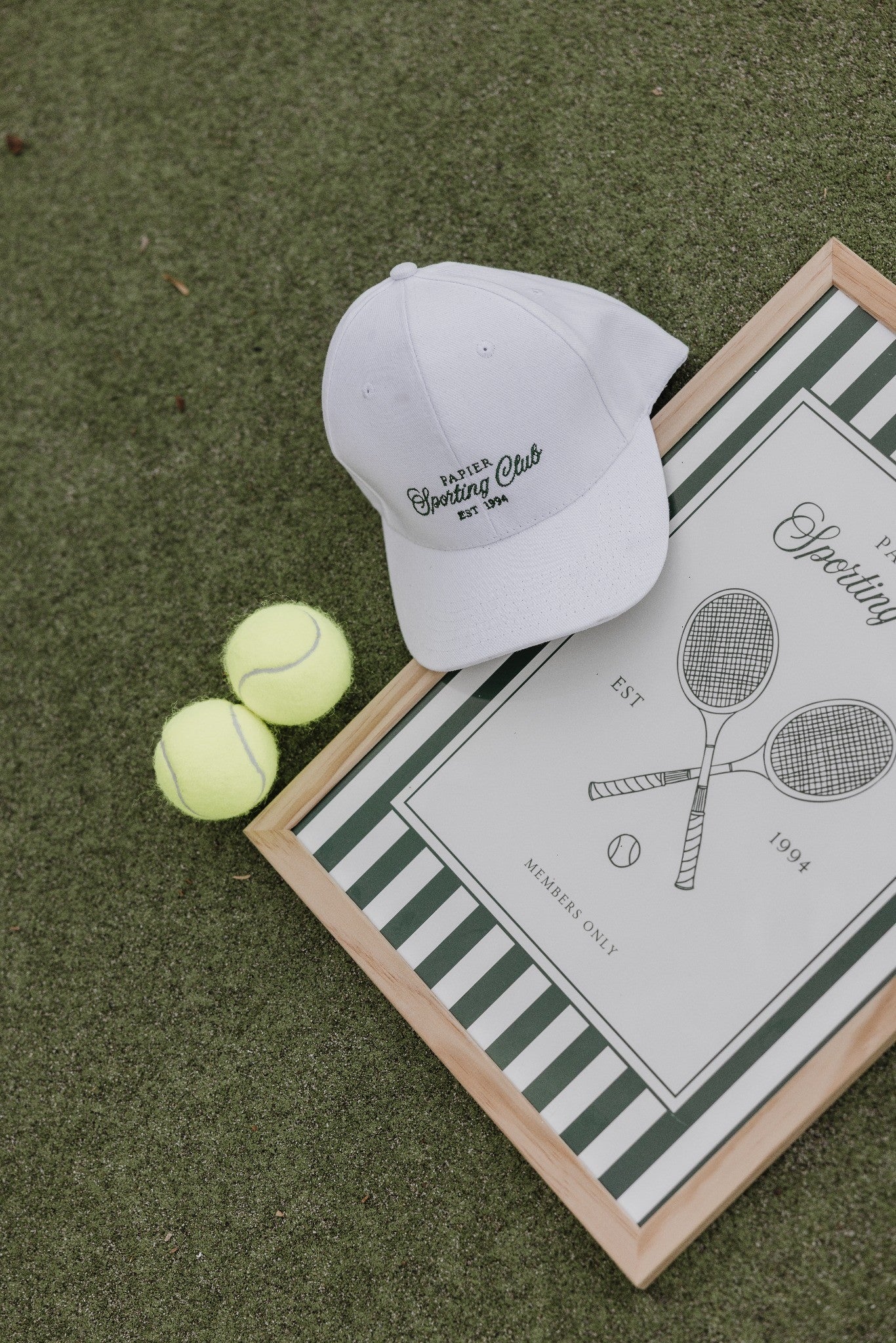 Sporting Club Tennis Print