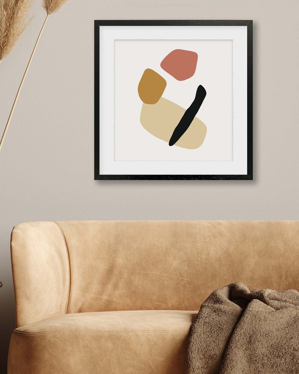 Tribal Shapes Art Print