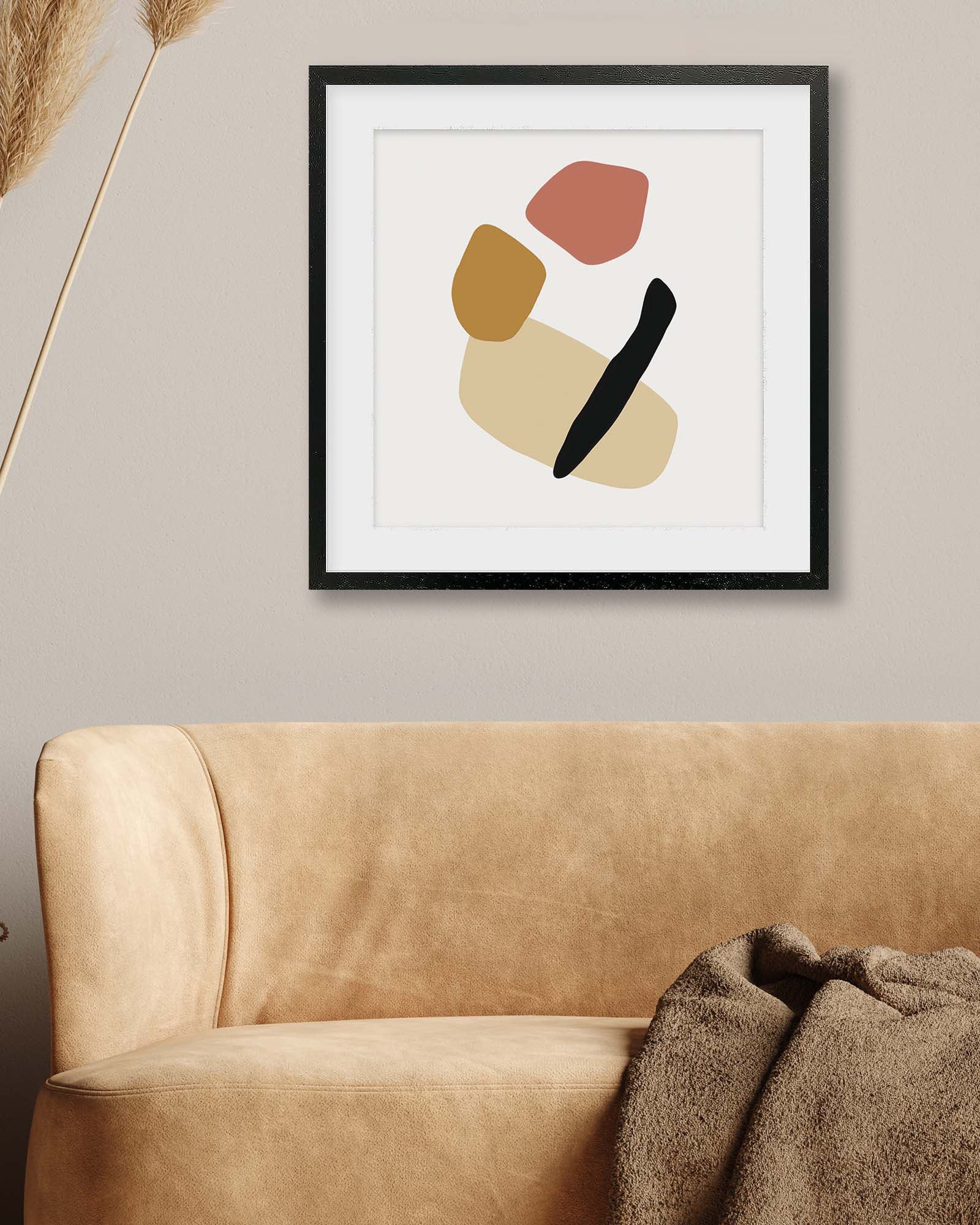 Tribal Shapes Art Print