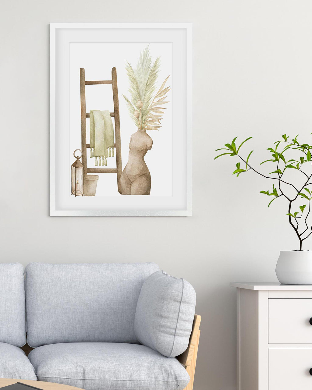Bohemian Vibes Watercolour Art Print