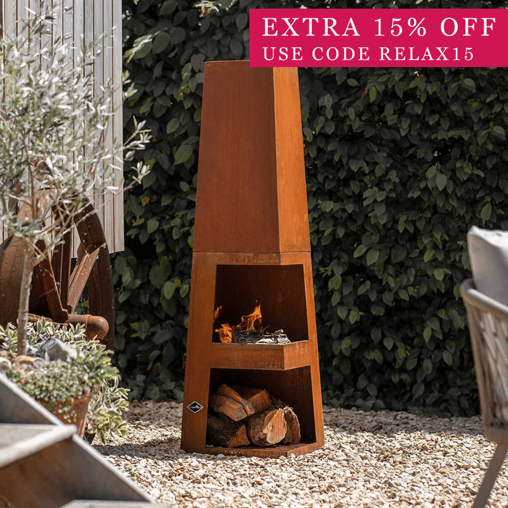 Casa Mia Tempo WoodBurning Chiminea