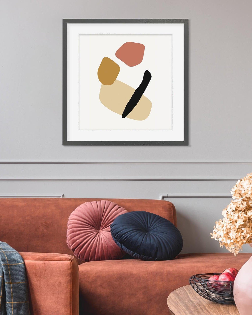 Tribal Shapes Art Print